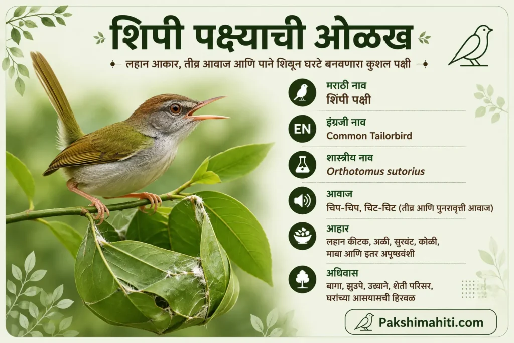 शिंपी पक्षी म्हणजे काय?