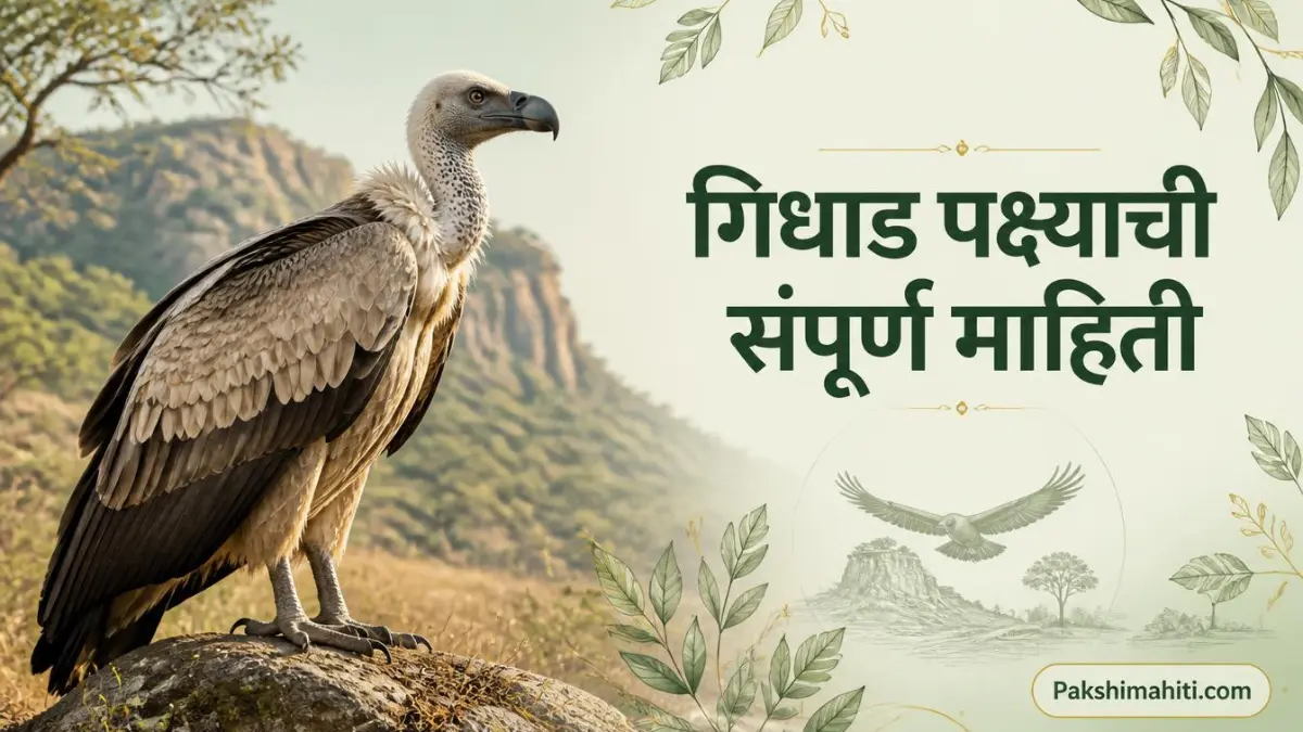 Indian Vulture or Long-billed Vulture standing in a natural habitat in India.